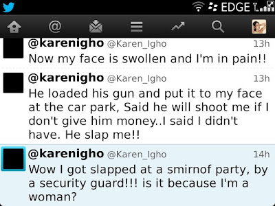 Karen Igho Slapped By Security Guard At An Event 2