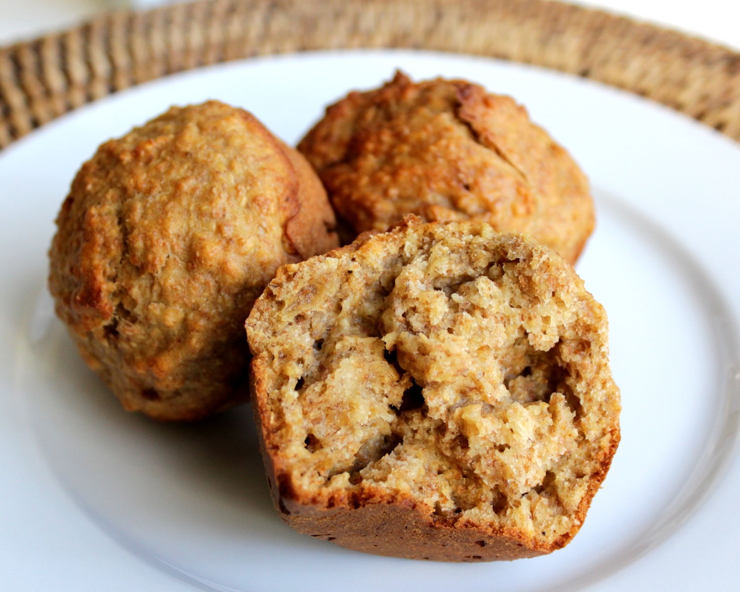 Nuts about food Whole wheat, oat and banana muffins (and an award)