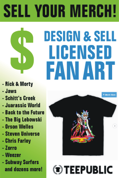 Sell Licensed Fan Art!
