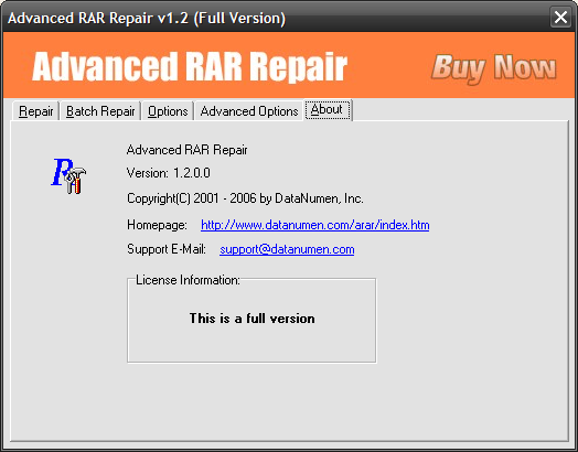 Advanced RAR Repair 1.2