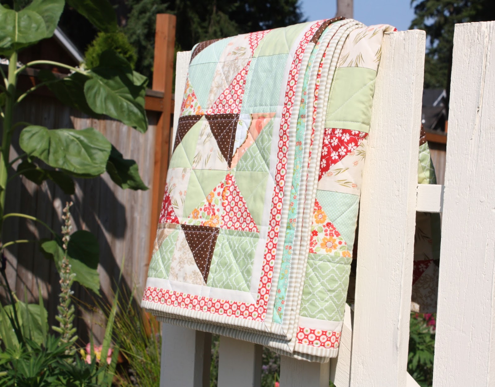 Cutie and Company Summer Baby A Quilt Finish