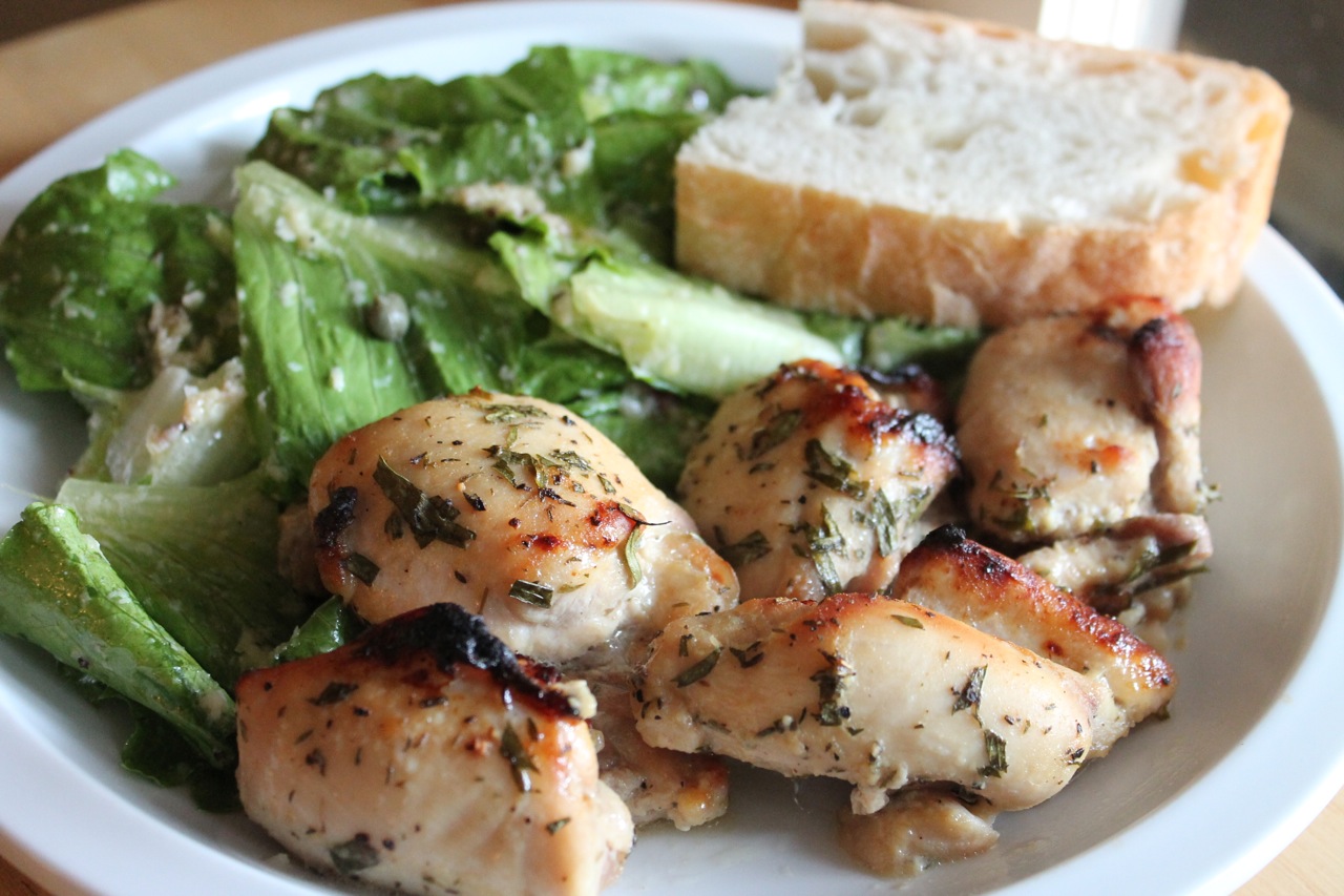 Cook In / Dine Out Honey Mustard Chicken Thighs with Tarragon