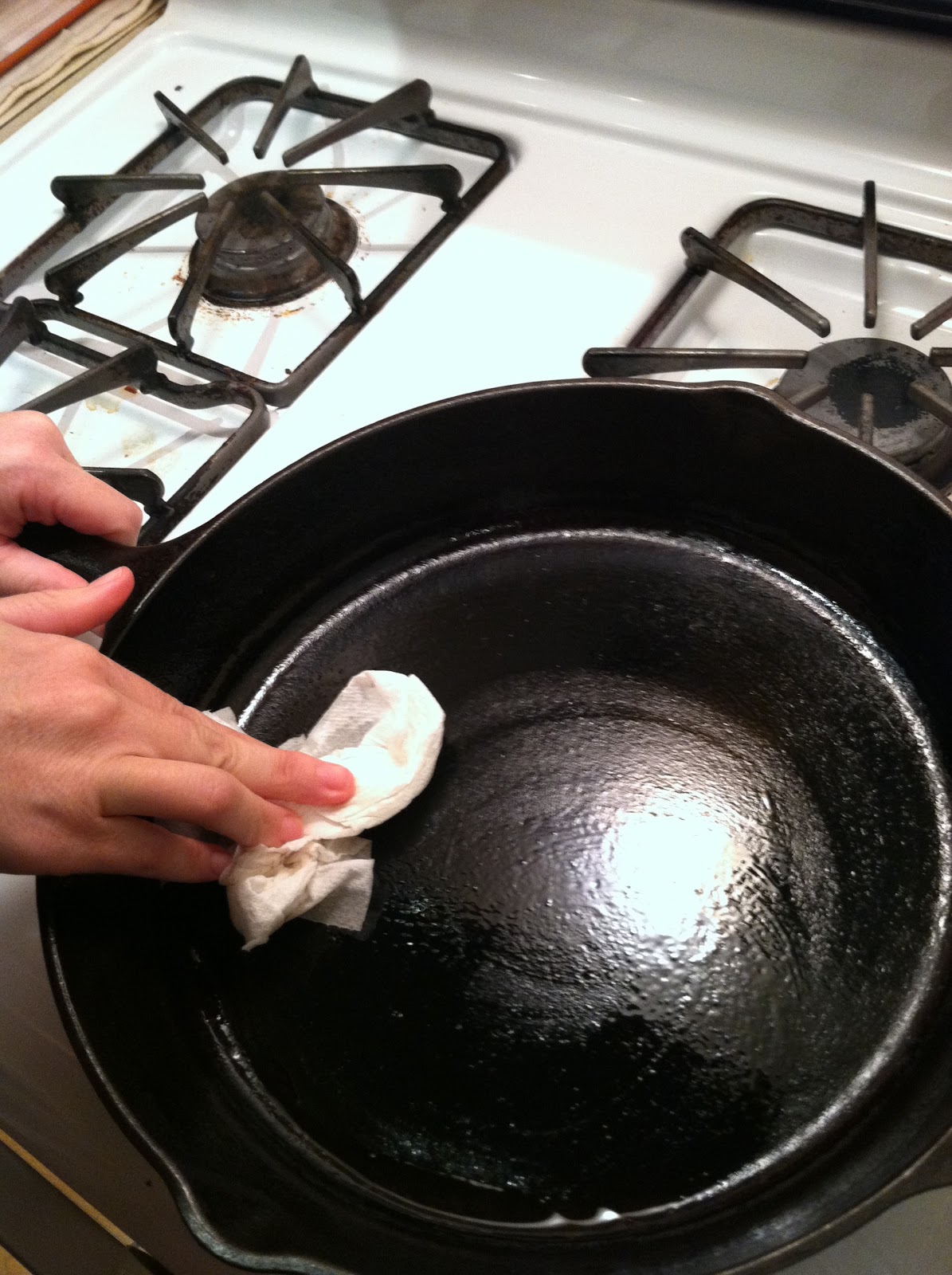 Quest for Delish Cleaning Cast Iron Skillet