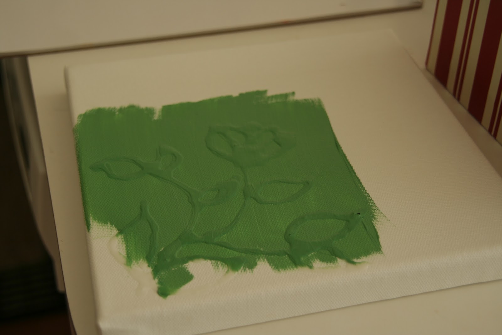 Imagine Create Produce Embossed Painting