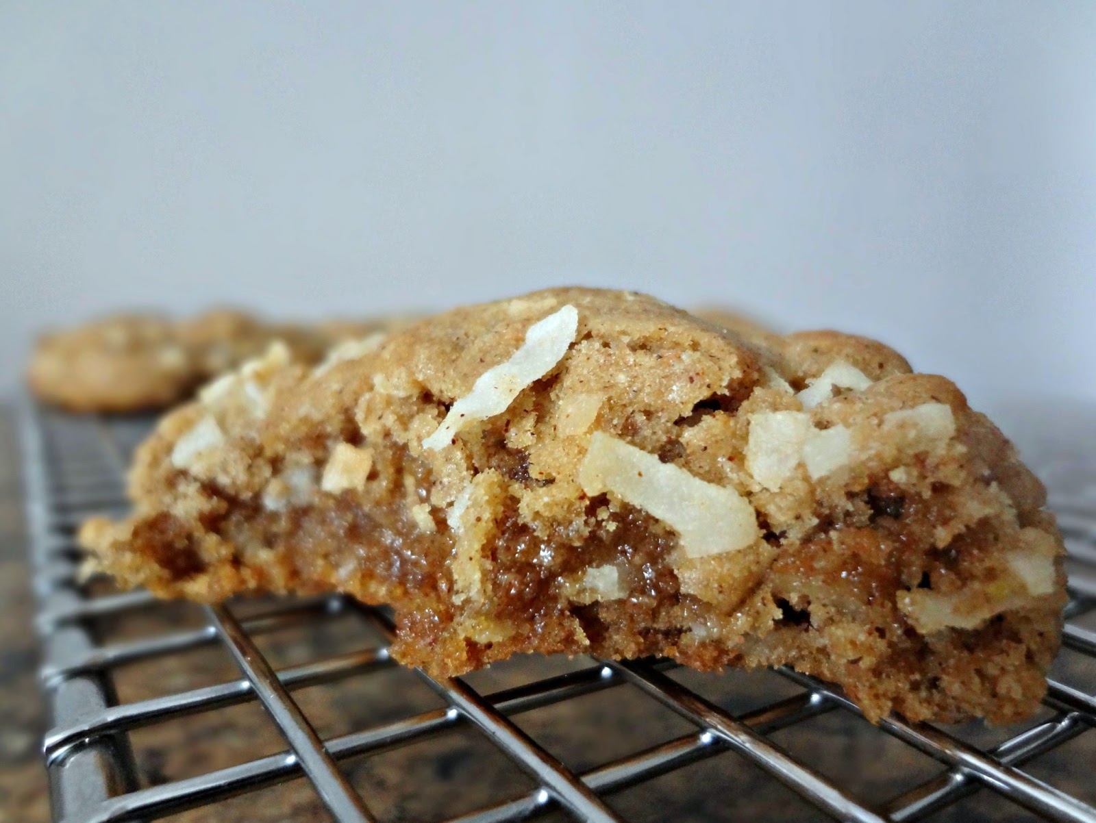 The Cooking Actress Brown Butter Cinnamon Coconut Cookies