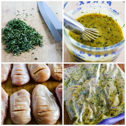 Rosemary Mustard Grilled Chicken or Zucchini Kalyn's Kitchen