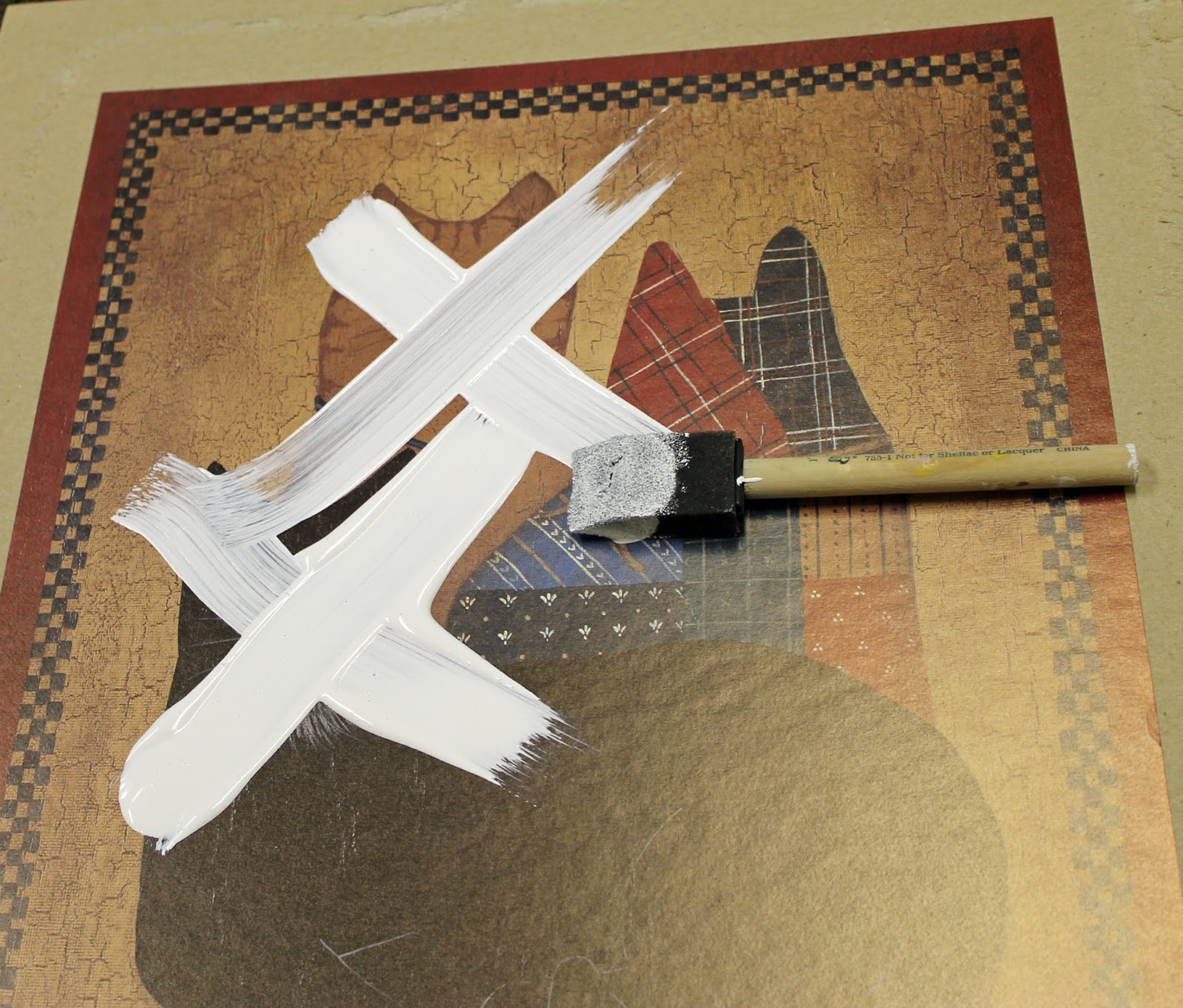 Yard Sale Picture Frame Transformation