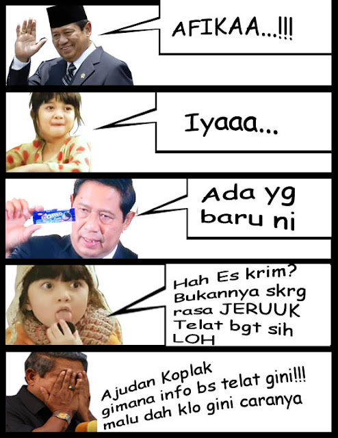 Komik Afika vs SBY 2