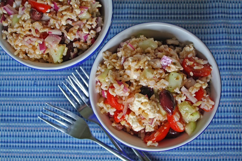 Forks Knives & Spades Greek Rice Salad
