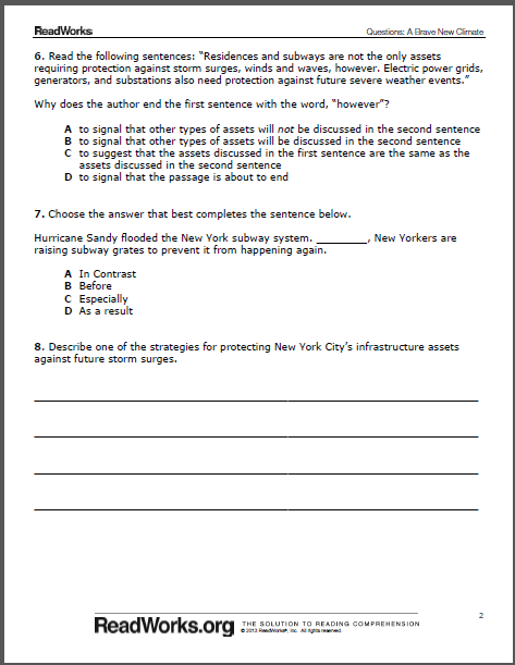 the teachers desk 6 tried it tuesday readworks org read works com