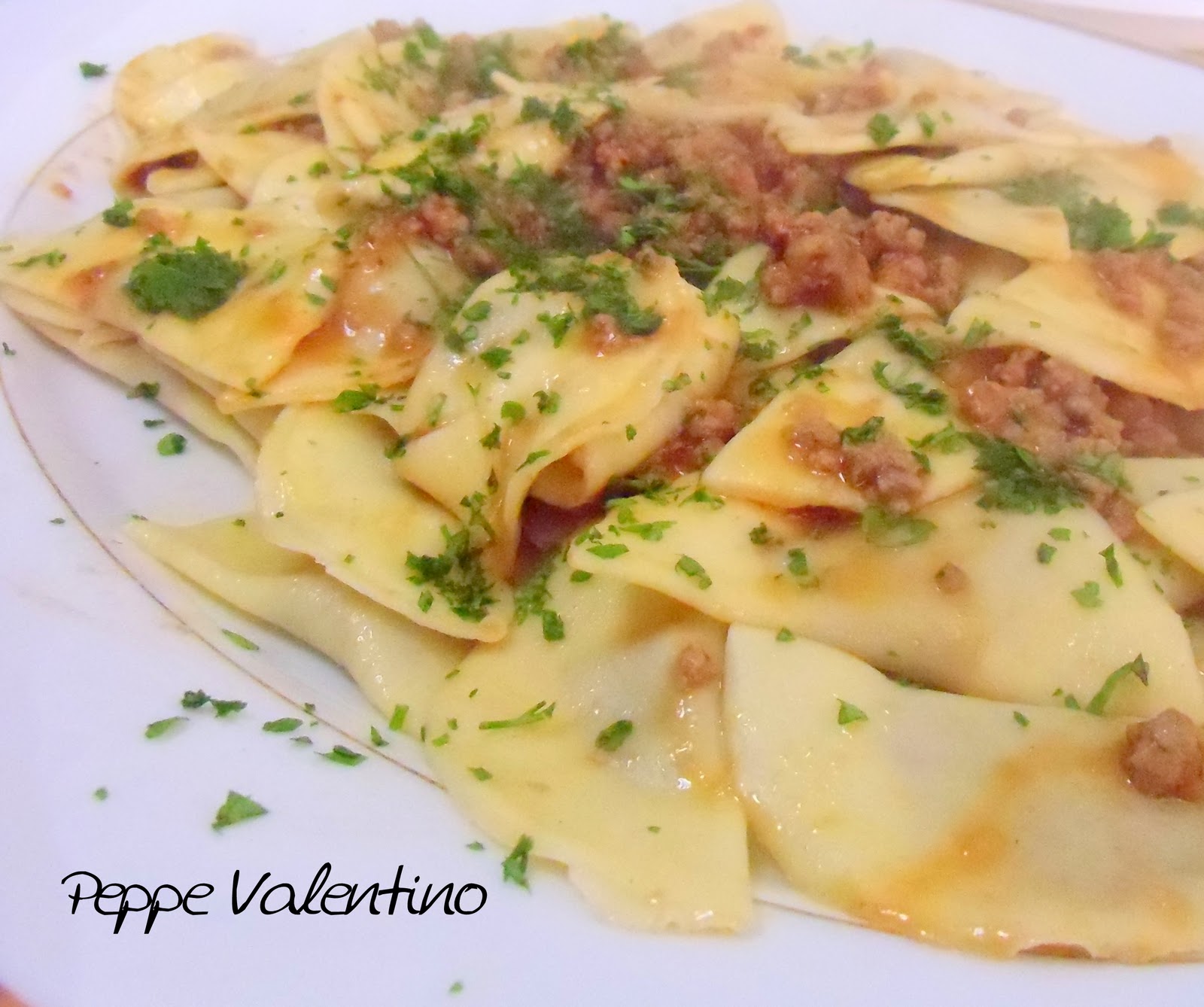 Wine...in Sicily Agnolotti ai fungi porcini e speck con ragù di agnello.