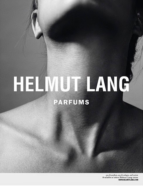 Helmut Lang Perfume campaign collaboration with