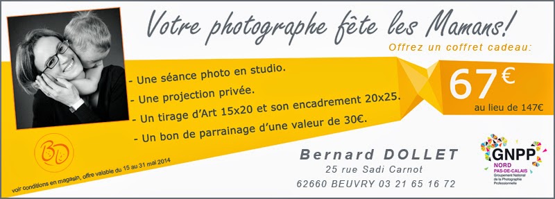Offre photo portrait pour la fête des mamans-Nord Pas de Calais-Beuvry-Béthune