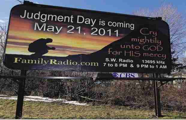 may 21 judgement day. On 21 May quot;from the Pacific