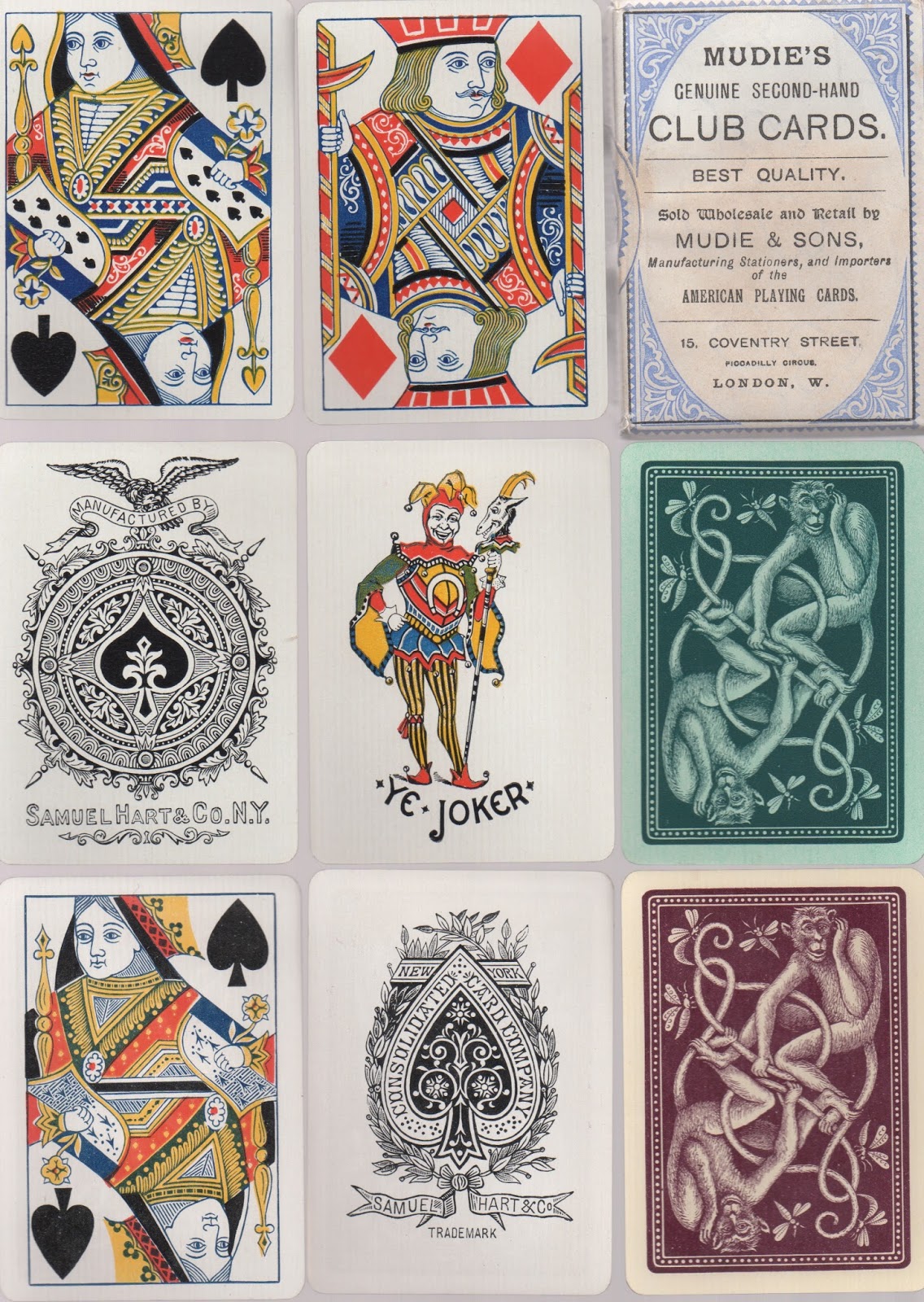 Playing cards and their history 13 SOME NORTH AMERICAN CARDS [REVISED