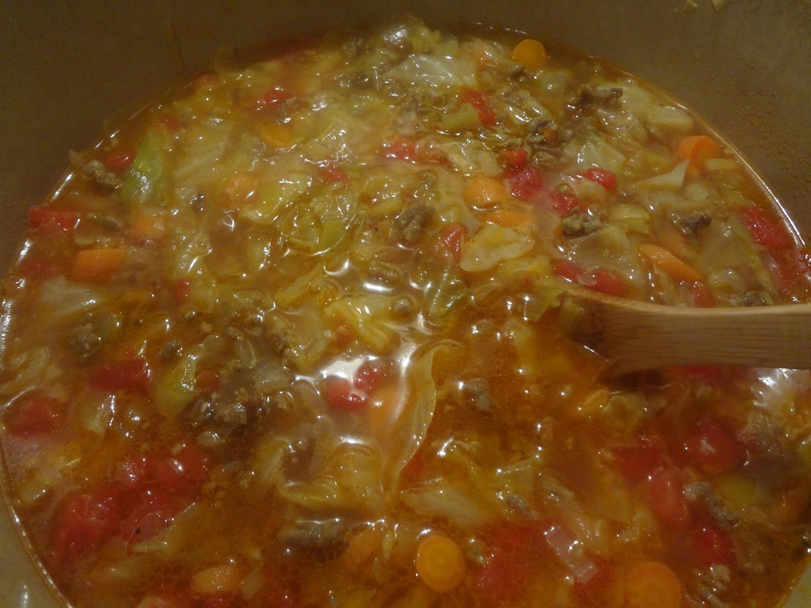 The Busy Broad Sausage, Cabbage, & Leek Soup