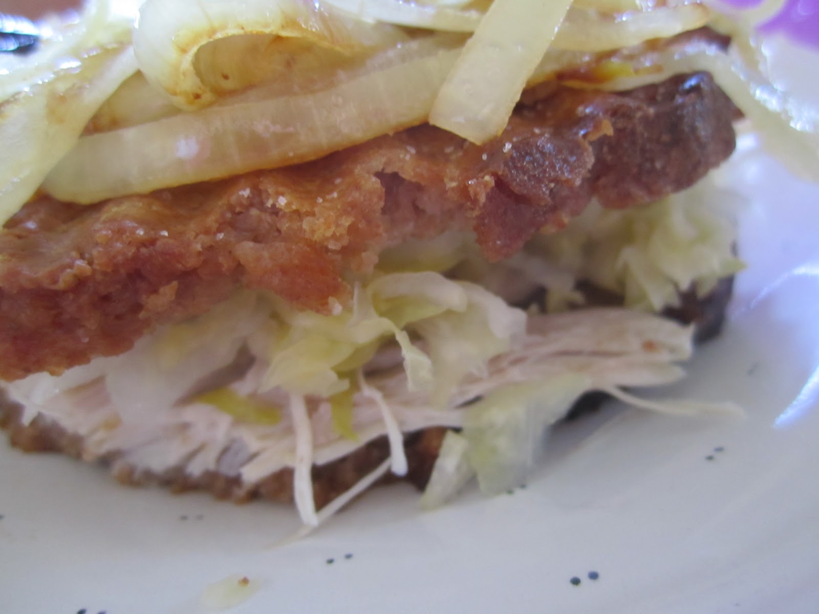 chicken sauerkraut sandwich