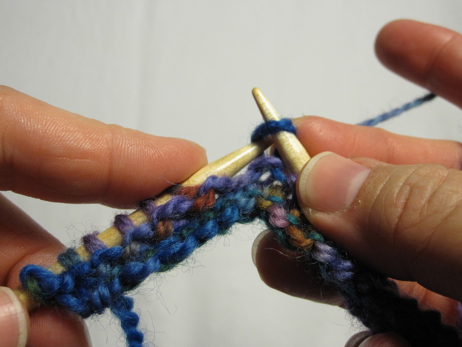 Fabric, Fiber, Beads and More... Left Handed Knitting for the Beginner