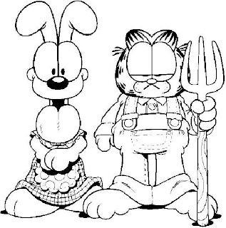 garfield coloring pages free to print