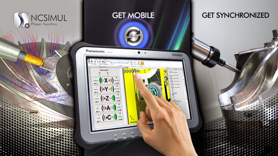 CNC simulation with NCSIMUL SOLUTIONS