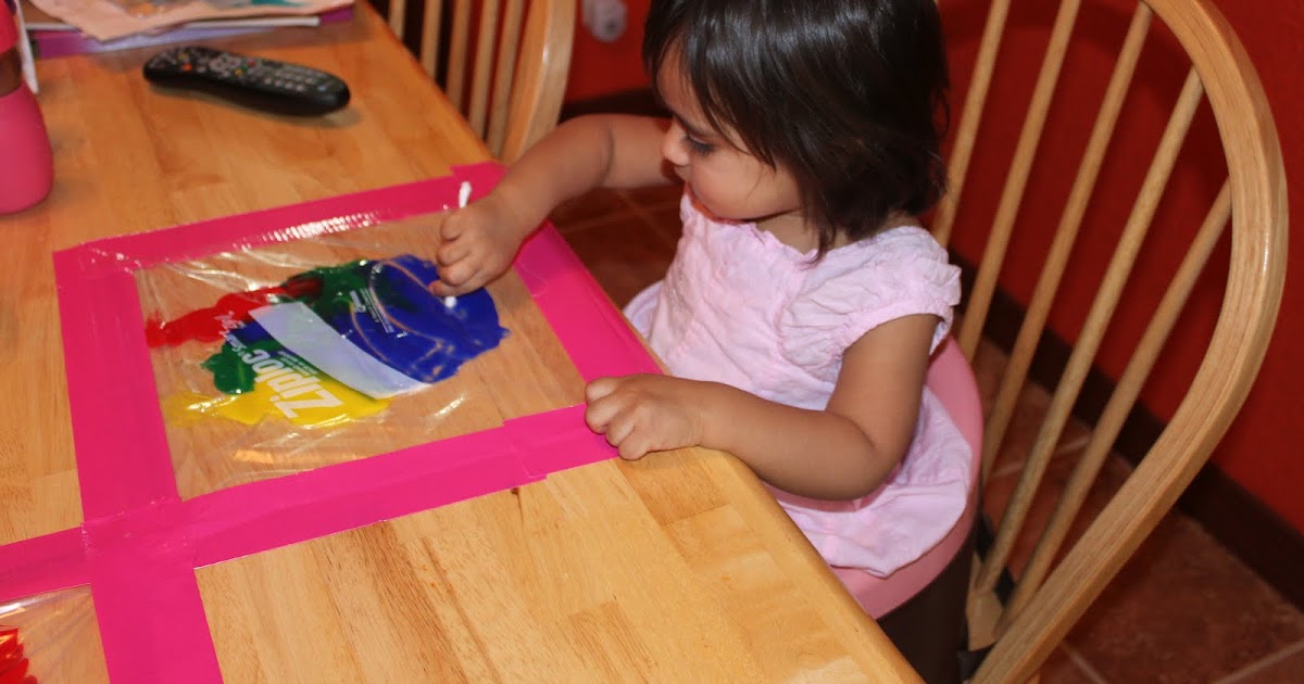 Strugglers Cove Loving Pinterest Painting in a Ziploc Bag Art Project