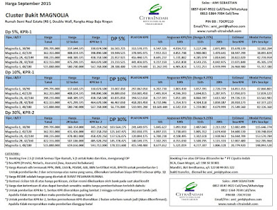 harga-magnolia-citra-indah-september-2015