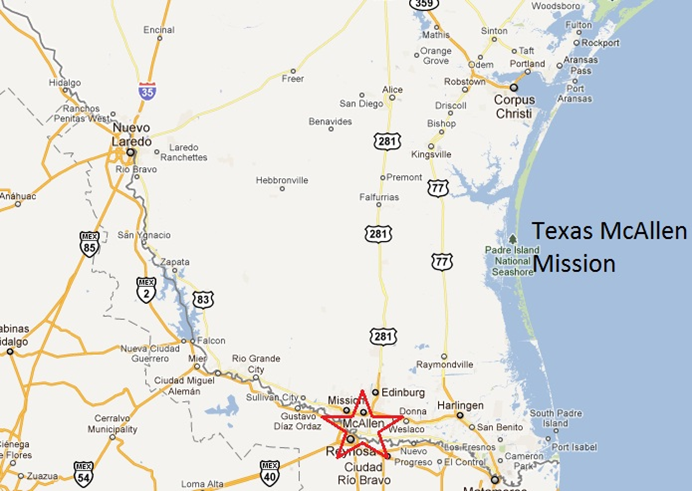 Pdf map Mcallen Texas