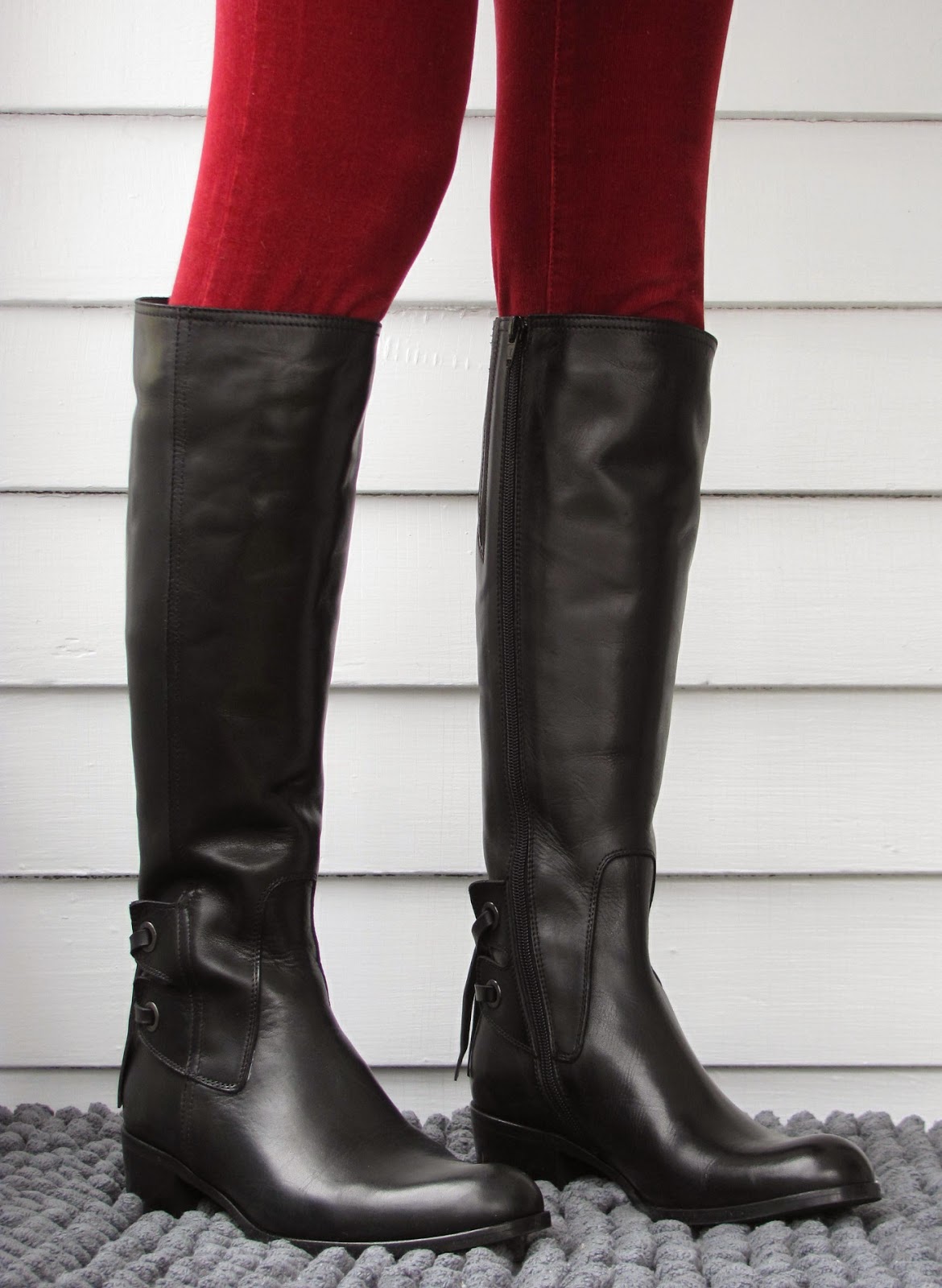 High Boots Tall Black Riding Boots Narrow Calf Dress Franco Sarto