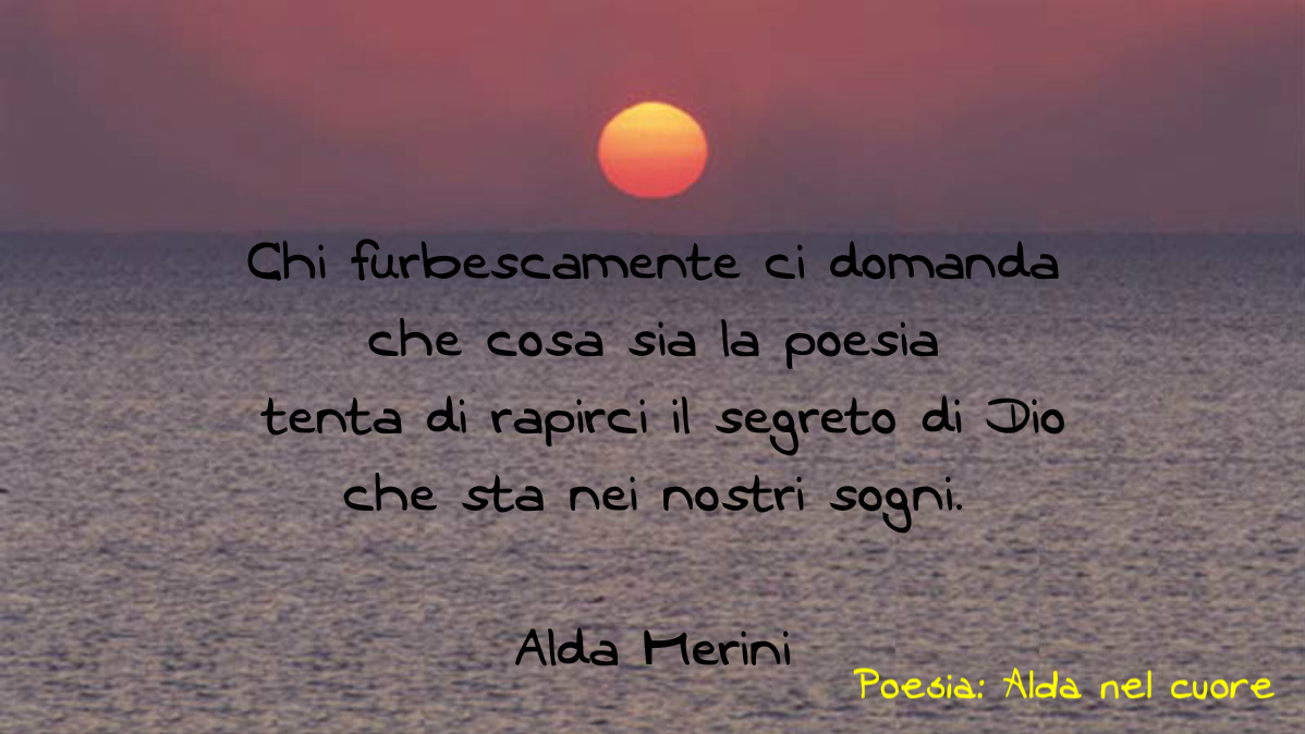 Poesia Alda Nel Cuore Agosto 12