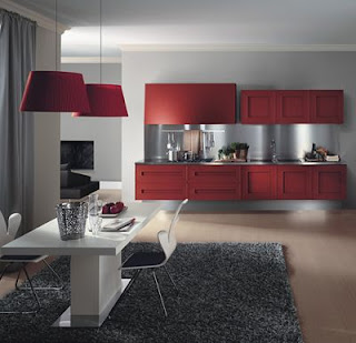 Red Kitchen Cabinet Designs