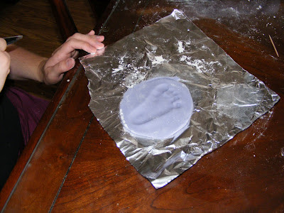 Homemade Hand Print Molds! | Party of Four (Room for One More)