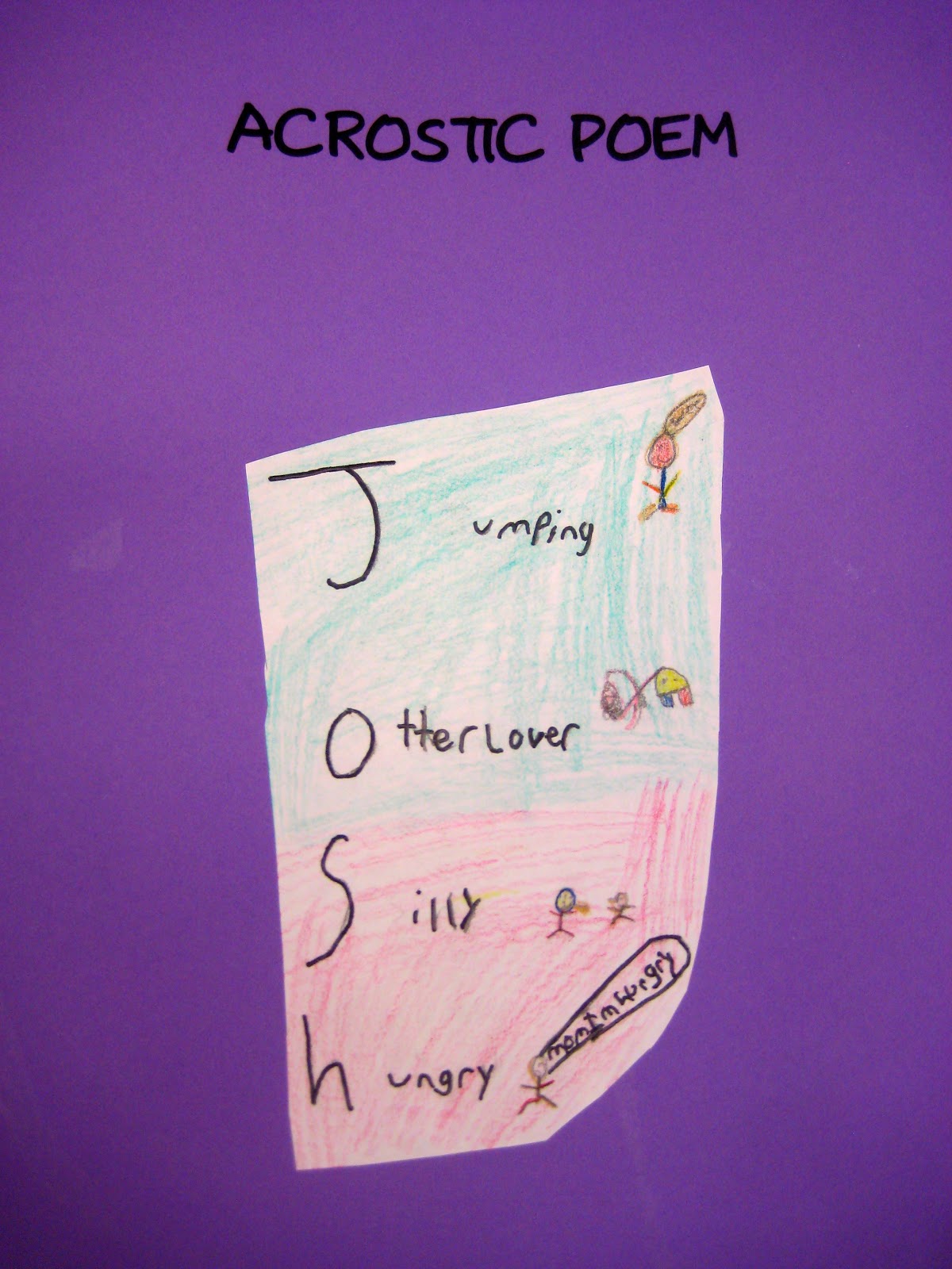 Ms. Liebel's Classroom: Poetry Unit: Acrostic Poem