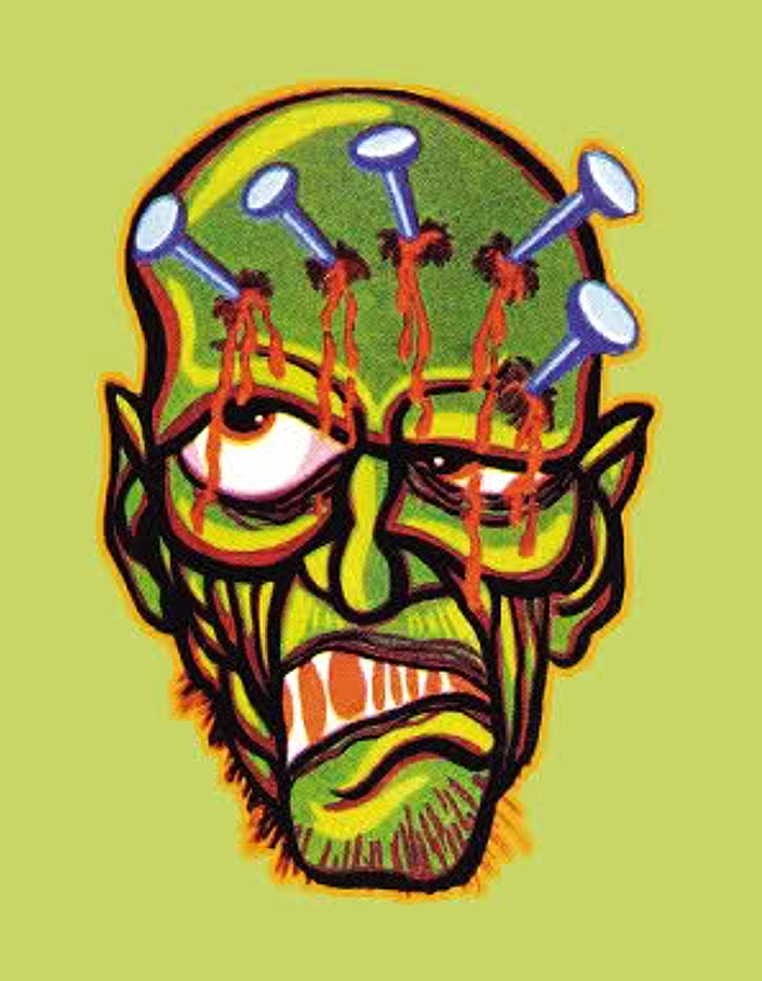 Zontar of Venus: 1970s Monster temporary tattoos