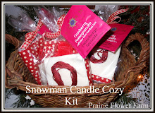 Snowman Candle Cozy Kit