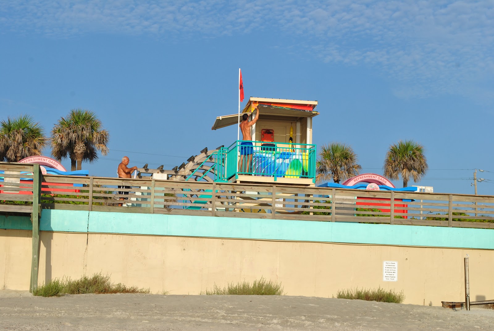 Daytona Beach In Photos Sun Splash Park Lifeguard