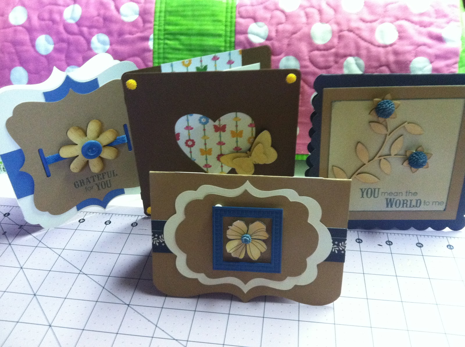 Kricut Krazy Stamp Pad Holder, CTMH paper, Art Philosphy