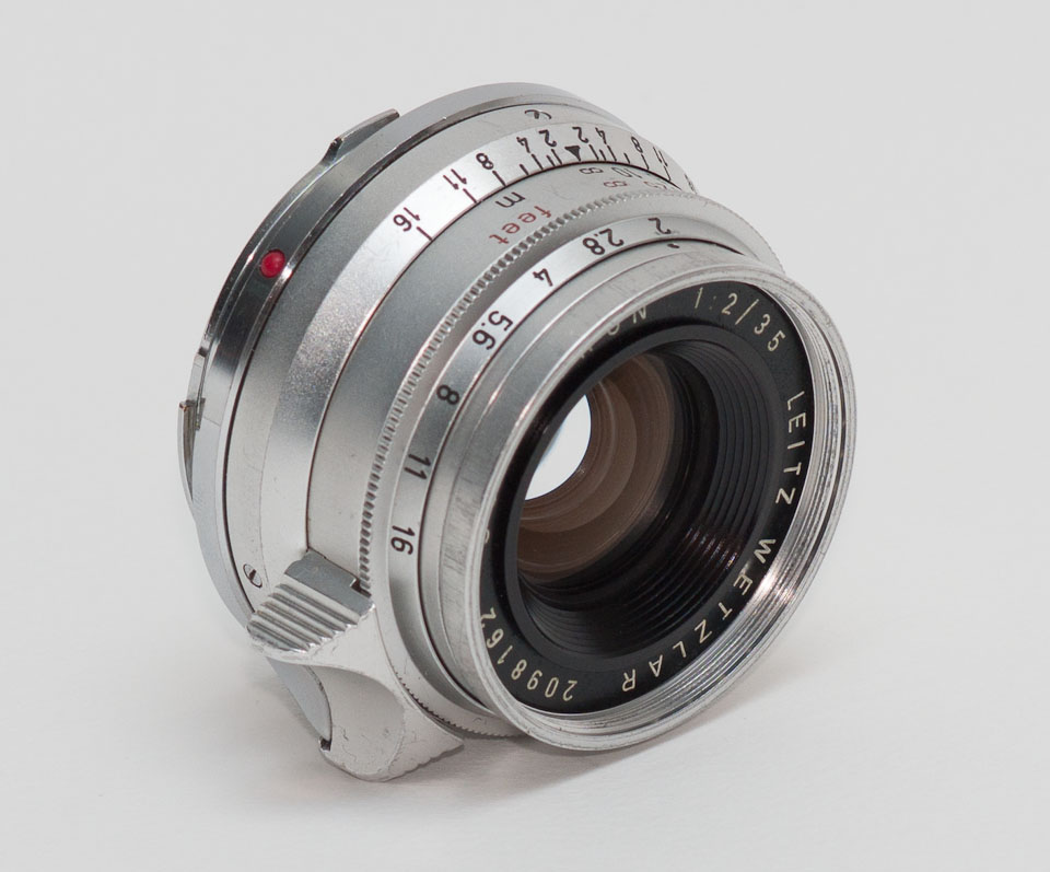 My Leica M Lens Summicron 35mm Version 1, the 8 element legend