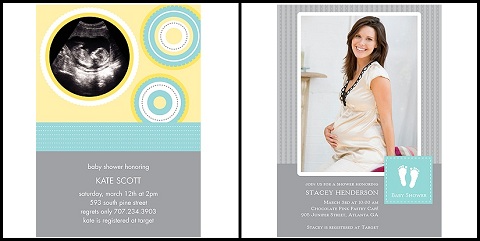 photo baby shower invitations