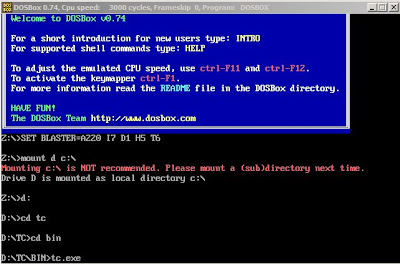 How To Execute Turbo C Program In Command Prompt