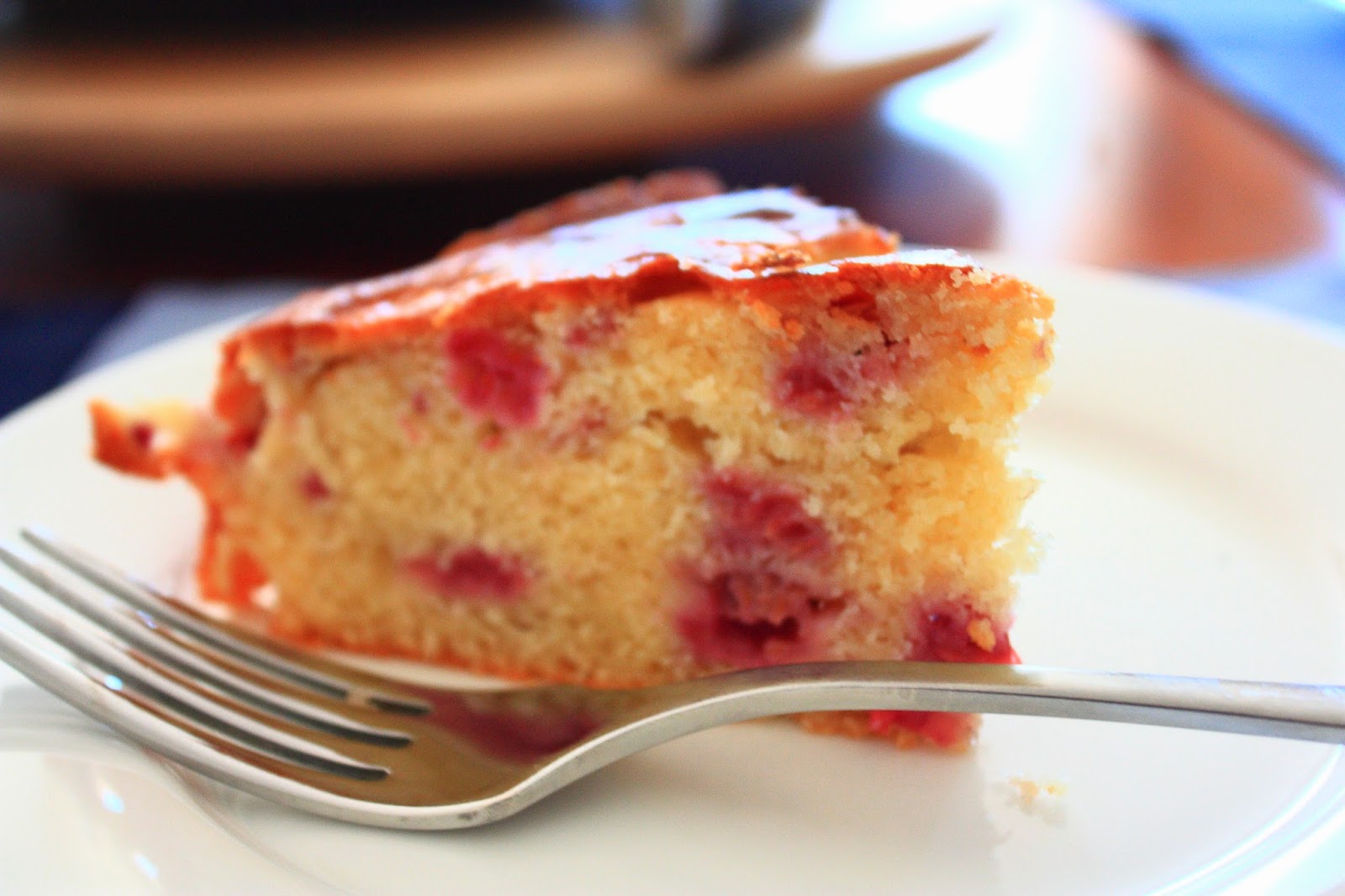 Kate's Weekend Kitchen Raspberry Butter Cake