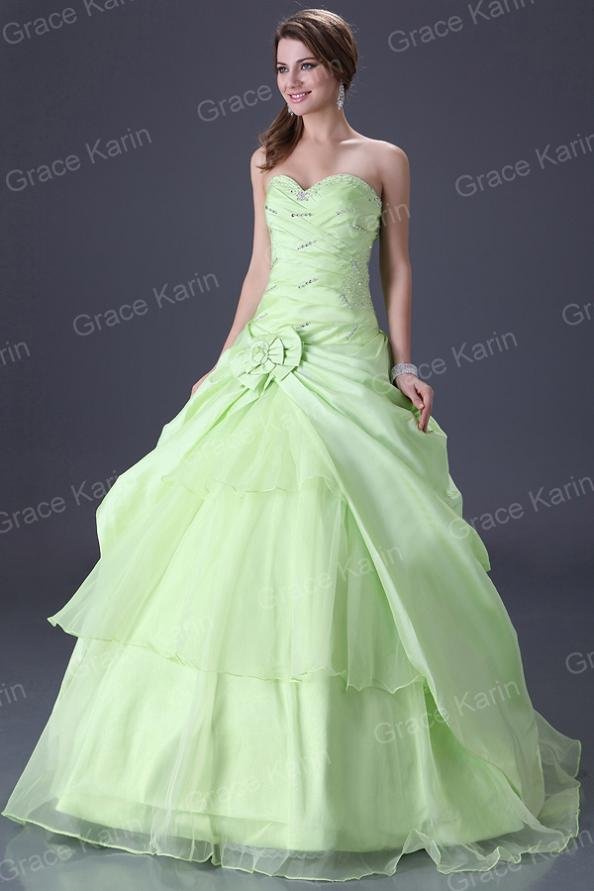 Greeen Ball Gowns