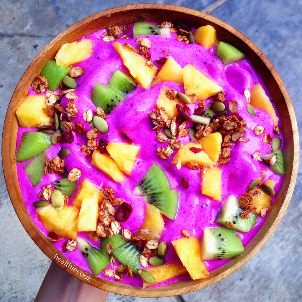 Pitaya Power Smoothie Bowl Healthiecook