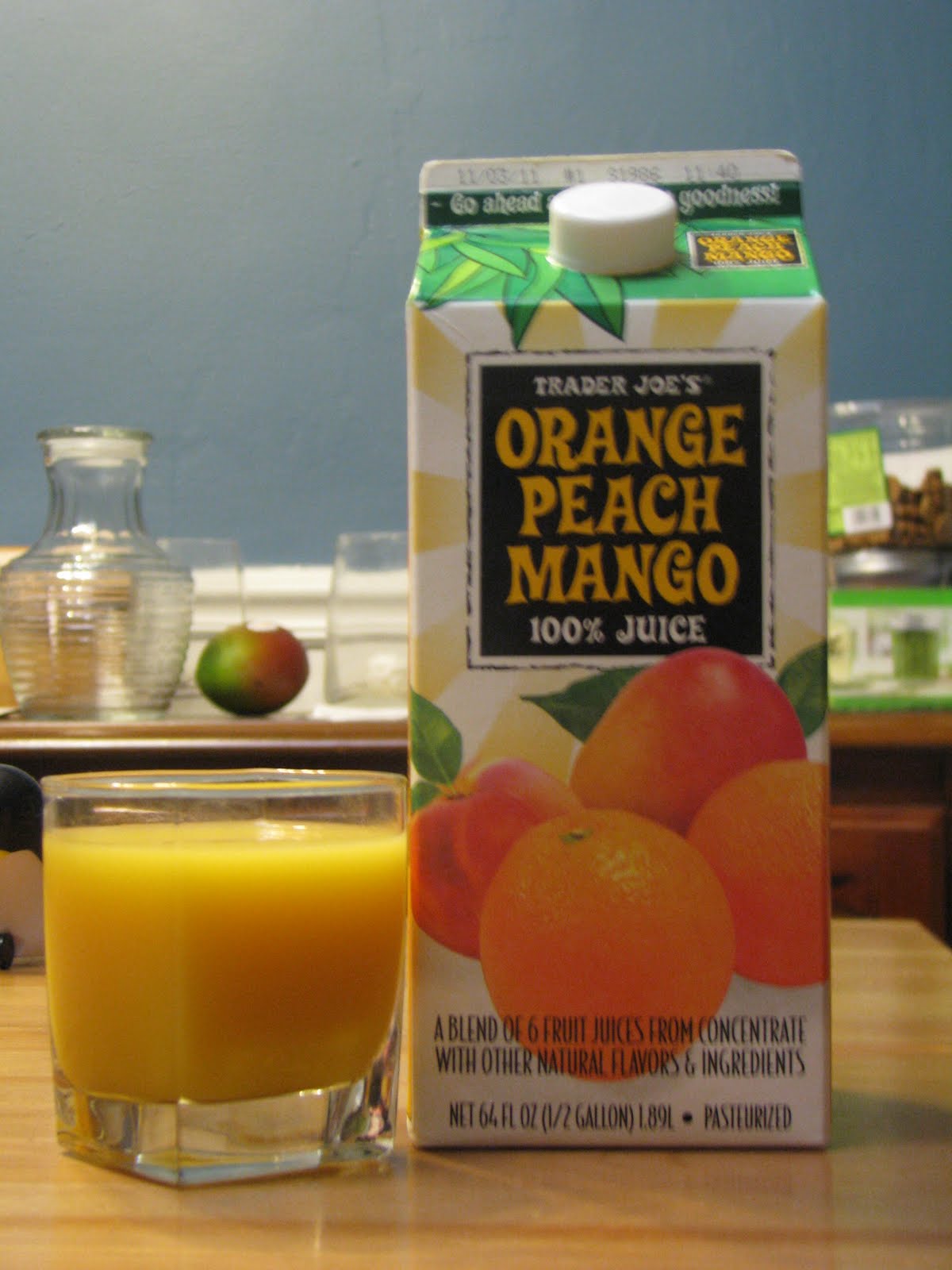 What's Good at Trader Joe's? Trader Joe's Orange Peach Mango 100 Juice