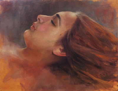 Rachel, oil on panel, 11" x 14" by Shannon Reynolds