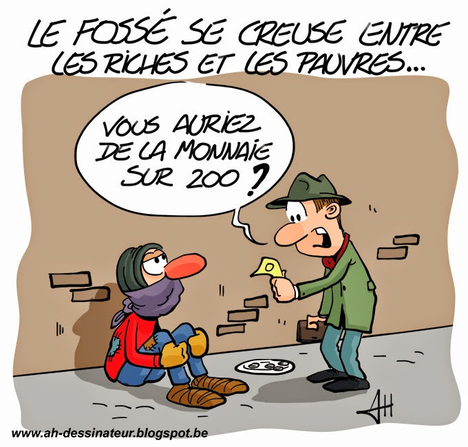 AH dessinateur Riches et pauvres