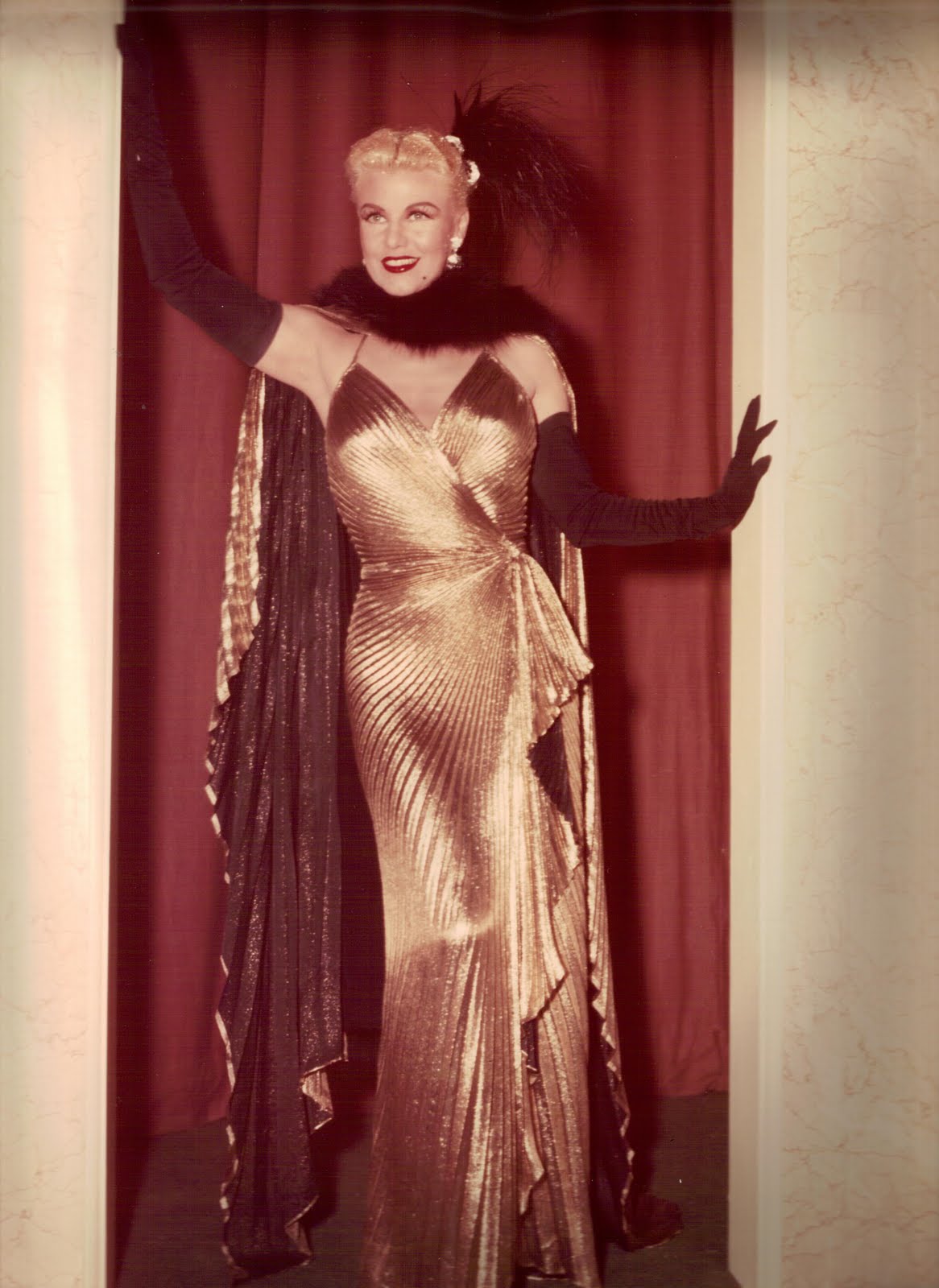 gold lame dress plus size