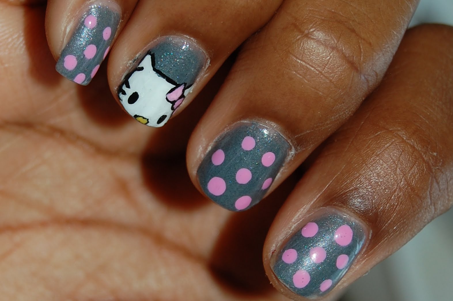 The Color Republic Hello Kitty Nails