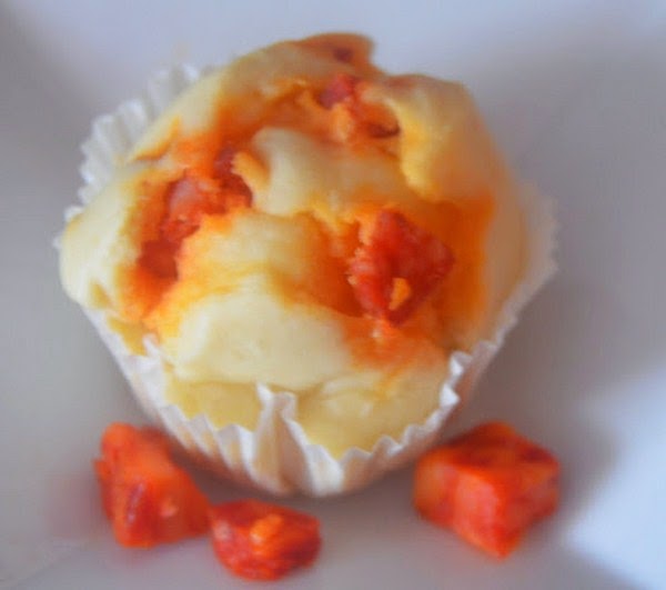 Muffins De Queso Y Chorizo
