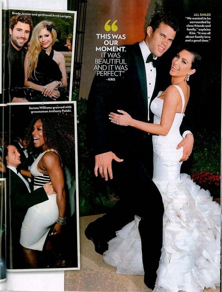 Kris Humphries e Kim Kardashian no casamento Kris Humphries e Kim Kardashian no casamento