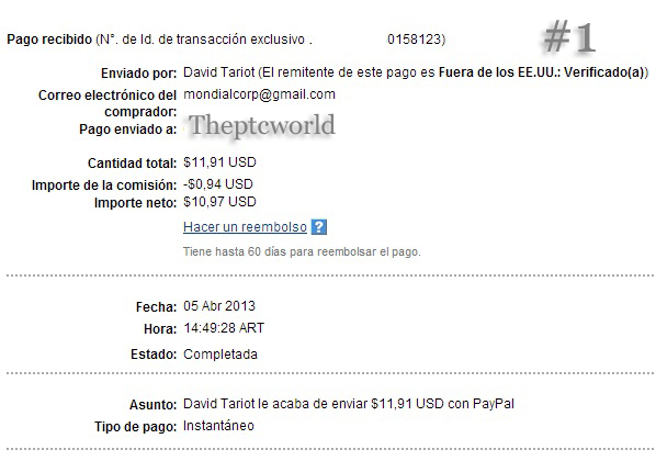 1° Pago de Mondialmoney $11.91 1st+payment+mondial